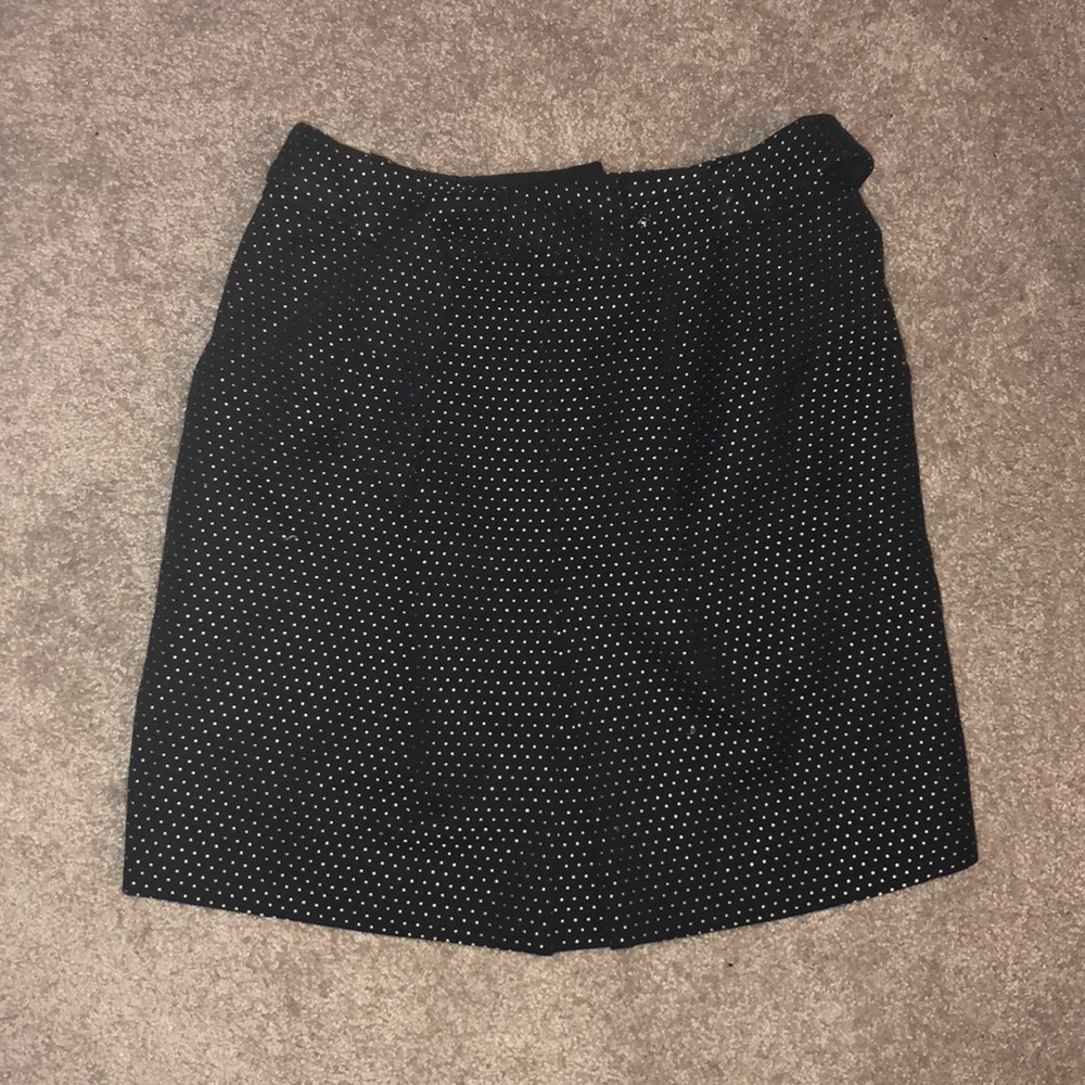 Black and Gold Polka Dots skirt w/ Matching Belt